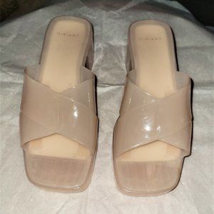 MIRIADE Light Pink Jelly Mules - 6